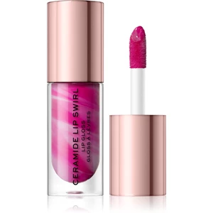 Makeup Revolution Ceramide Swirl hydratační lesk na rty odstín Berry Pink 4,5 ml