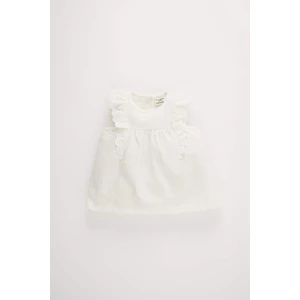 DEFACTO Baby Girl Poplin Short Sleeve Shirt