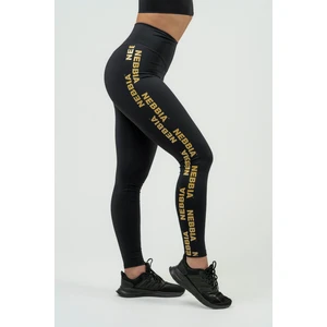 Nebbia Classic High Waist Leggings INTENSE Iconic Black/Gold XS Pantaloni fitness
