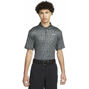 Nike Dri-Fit Tour Mens Camo Golf Polo Iron Grey/White S