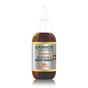 Garnier Skin Naturals Vitamin C rozjasňujúce nočné sérum s 10 % čistým vitamínom C 30 ml