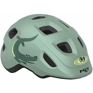 MET Hooray Teal Crocodile/Matt S (52-55 cm) Kinder fahrradhelm