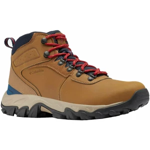 Columbia Men's Newton Ridge Plus II Waterproof Hiking Boot Light Brown/Red Velvet 45 Pánske outdoorové topánky