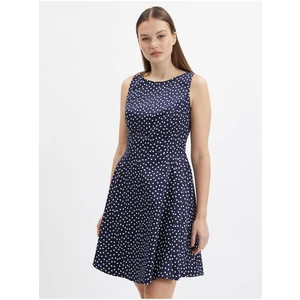 Orsay Dark blue polka dot dress - Ladies