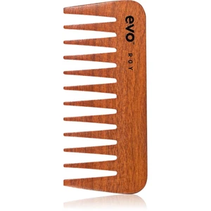 EVO Roy Detangling Comb hrebeň na vlasy z dreva 1 ks