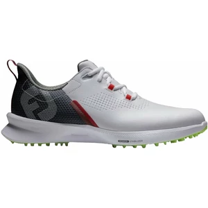Footjoy FJ Fuel Mens Golf Shoes White/Navy/Lime 42,5