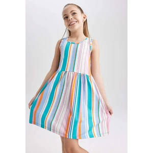 DEFACTO Girl Patterned Sleeveless Dress