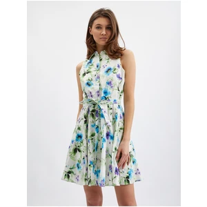 Orsay Blue-cream Women's Flowered Dress - Women