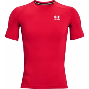 Under Armour Men's HeatGear Armour Short Sleeve Red/White M Fitness koszulka