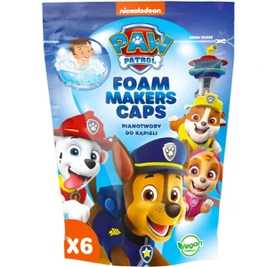 Nickelodeon Paw Patrol Foam Makers Caps pěna do koupele pro děti 6x16 g