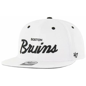 Boston Bruins NHL '47 Captain Crosstown Pop White Hokejowa czapka z daszkiem
