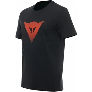 Dainese T-Shirt Logo Black/Fluo Red M Maglietta