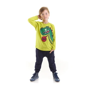 Denokids Rawr Dinosaur Boys' T-shirt and Pants Set