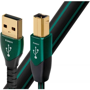 AudioQuest Forest 1,5 m Noir-Vert Câble USB Salut-Fi