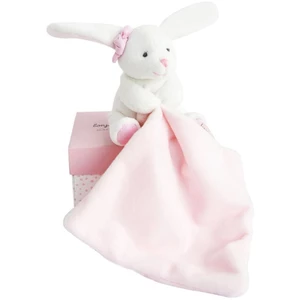 Doudou Gift Set Pink Rabbit dárková sada pro děti od narození 1 ks