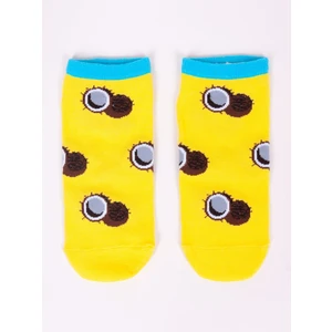 Yoclub Unisex's Ankle Cotton Socks Patterns Colors SK-86/UNI/05