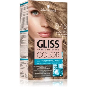 Schwarzkopf Gliss Color farba na vlasy odtieň 8-16 Natural Ash Blonde