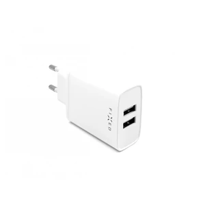 Nabíjačka do siete FIXED 2xUSB, 15W Smart Rapid Charge (FIXC15-2U-WH) biela nabíjačka do siete • 2x USB • 15 W • podporuje rýchlonabíjanie • technológ