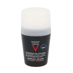 Vichy Homme Deodorant antiperspirant roll-on bez parfumácie 48h 50 ml