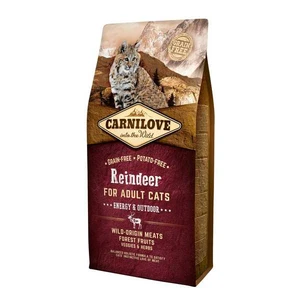 Carnilove Reindeer Adult Cats – Energy and Outdoor 6kg