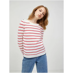 Red-white striped sweater VERO MODA Alma - Women