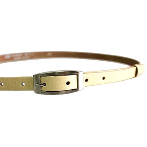 Penny Belts Dámsky kožený opasok 15-2-02 beige 95 cm