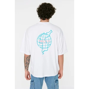 Trendyol T-Shirt - White - Oversize