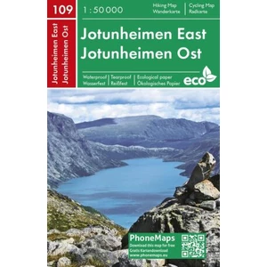 PhoneMaps 109 Jotunheimen východ 1:50 000 / Turistická mapa