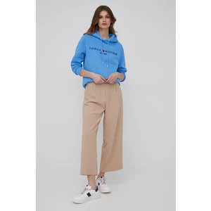 Light Blue Women's Hoodie Tommy Hilfiger - Women