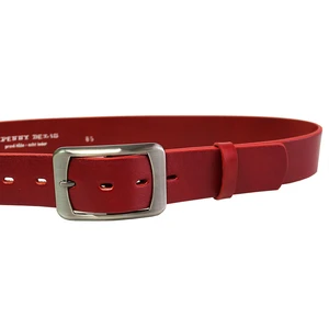 Penny Belts Dámsky kožený opasok 16293 red 105 cm