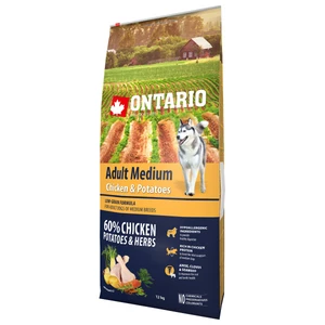 ONTARIO dog  ADULT MEDIUM chicken - 12kg