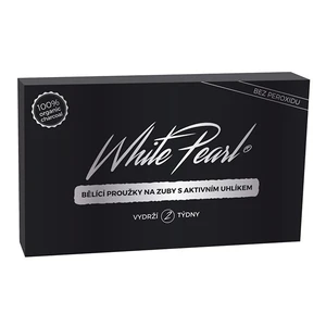 VitalCare Bieliace prúžky na zuby s aktívnym uhlíkom White Pearl