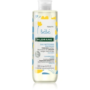 Klorane Bébé Calendula bezoplachová čistiaca voda pre normálnu pokožku 500 ml