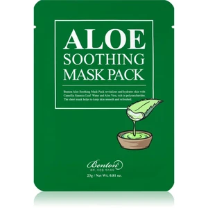 Benton Aloe upokojujúca pleťová maska 10 ks