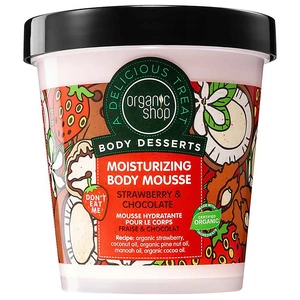 Organic Shop Body Desserts Strawberry & Chocolate telová pena s hydratačným účinkom 450 ml