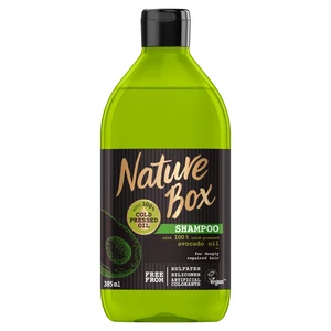 Nature Box Avocado hĺbkovo regeneračný šampón na rozstrapkané končeky vlasov 385 ml