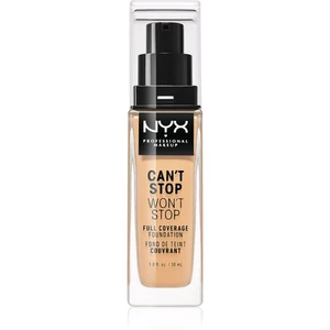 NYX Professional Makeup Can't Stop Won't Stop vysoce krycí make-up odstín 7.5 Soft Beige 30 ml