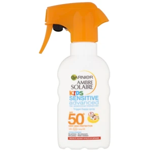 Garnier Ambre Solaire Sensitive Dětské mléko na opalování sprej SPF 50+ 200ml