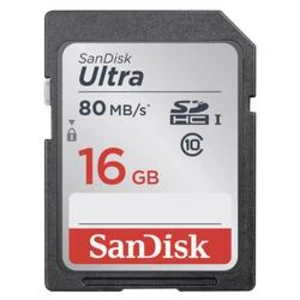 SanDisk Ultra SDHC 16GB 80MB/s Class10 UHS-I