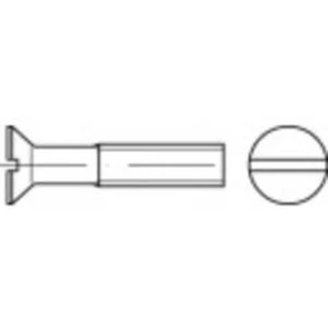 Zápustná skrutka TOOLCRAFT 134156 M3 DIN 963 5 mm príruba oceľ 200 ks