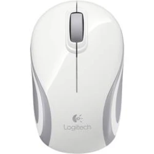 myš Logitech Wireless Mini Mouse M187 bílá