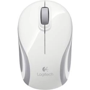 Optická Wi-Fi myš Logitech M187 910-002735, ergonomická, integrovaný scrollpad, biela