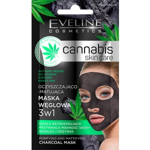 Eveline Cosmetics Cannabis čistiaca ílová pleťová maska 7 ml