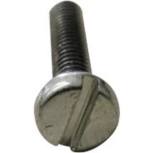 Cylindrické skrutky TOOLCRAFT, DIN 84, galvanicky Zn., 200 ks, M3, 5 mm