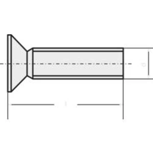 Zápustný šroub TOOLCRAFT 889777, N/A, M2, 5 mm, nerezová ocel, 1 ks