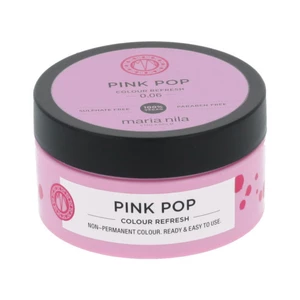 Maria Nila Colour Refresh Pink Pop jemná vyživující maska bez permanentních barevných pigmentů výdrž 4 – 10 umytí 0.06 300 ml