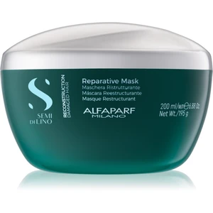 Alfaparf Milano Semi Di Lino Reconstruction Reparative Mask odżywcza maska do włosów suchych i zniszczonych 200 ml