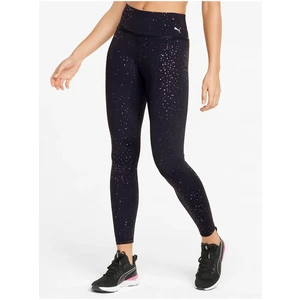 Black Women's Patterned Sports Leggings Puma - Women