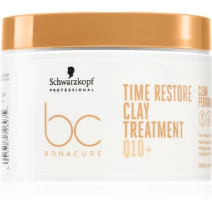 Schwarzkopf Professional BC Bonacure Time Restore Clay Treatment Q10+ maska wzmacniająca do włosów dojrzałych 500 ml