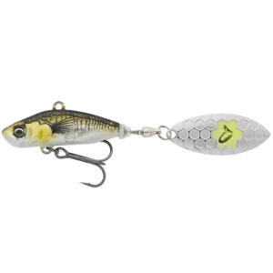 Savage gear 3d sticklebait tailspin sinking green silver ayu - 7,3 cm 13 g